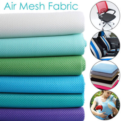 1M 3D Mesh Fabric Thick Three Layer Sandwich Spacer Shoes Car Seat Craft 155cm