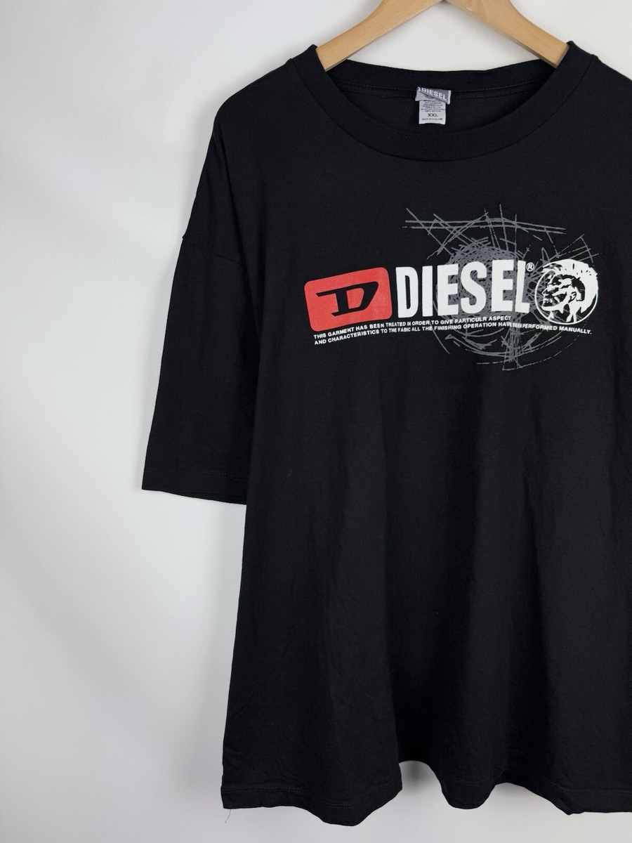 Diesel Vintage Y2K Big Logo T Shirt Size XXL | eBay