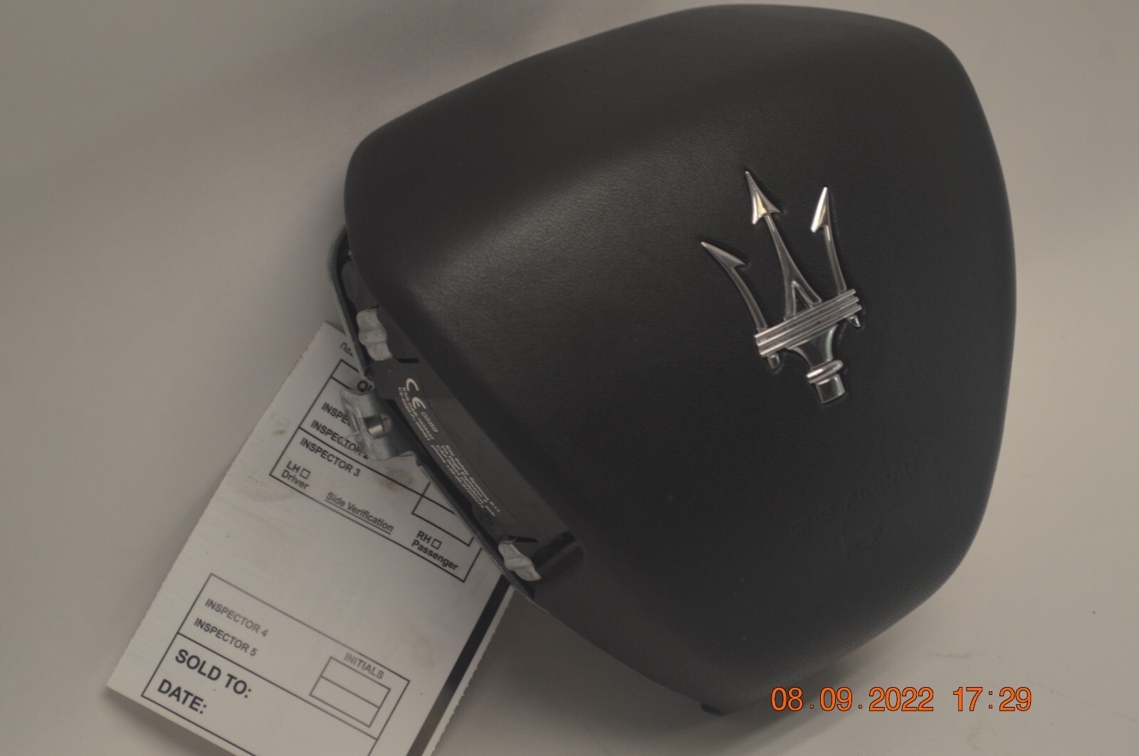 2014-2017 MASERATI GHIBLI DRIVER SIDE STEERING WHEEL AIR BAG SRS SAFETY OEM