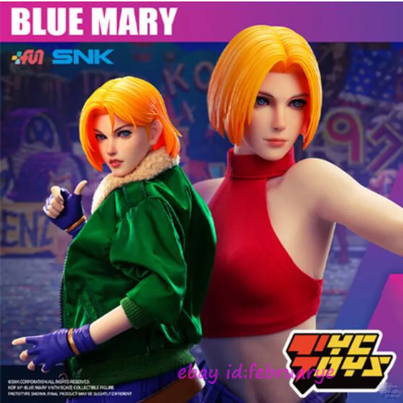 Tunshi Studio 1/6 The King Of Fighters 97 Blue Mary Action Figures