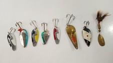 (8) Lote Spinnerbaits. Mepps Aglia, Muskielure, Emmons, Wobbler