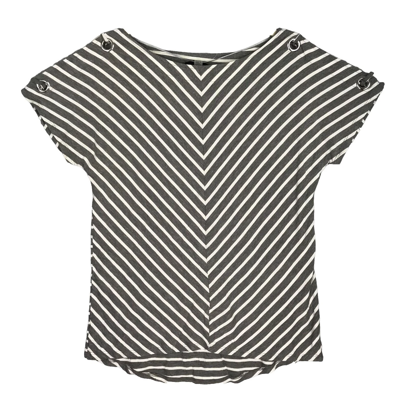 Prendas para mujer con cable y calibre de negocios a rayas