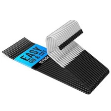 Metal Pants Hangers for Men- Pant Hangers Non Slip Open Ended Trouser Hanger, 