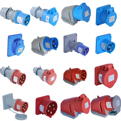 EWH CEE Steckdose Stecker Kupplung Gerätestecker Wandsteckdose Einbausteckdose 16A