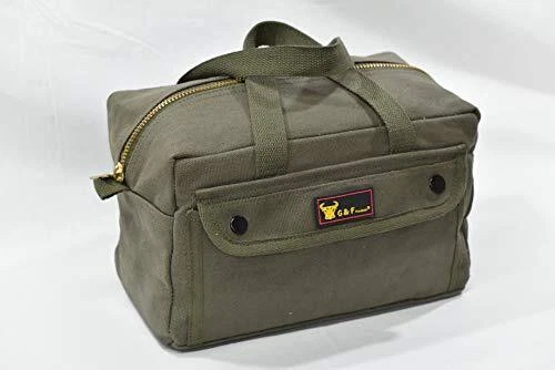  Government Issued Style Mechanics Heavy Duty Tool with Brass Olive Green Bag - Image 4 of 4