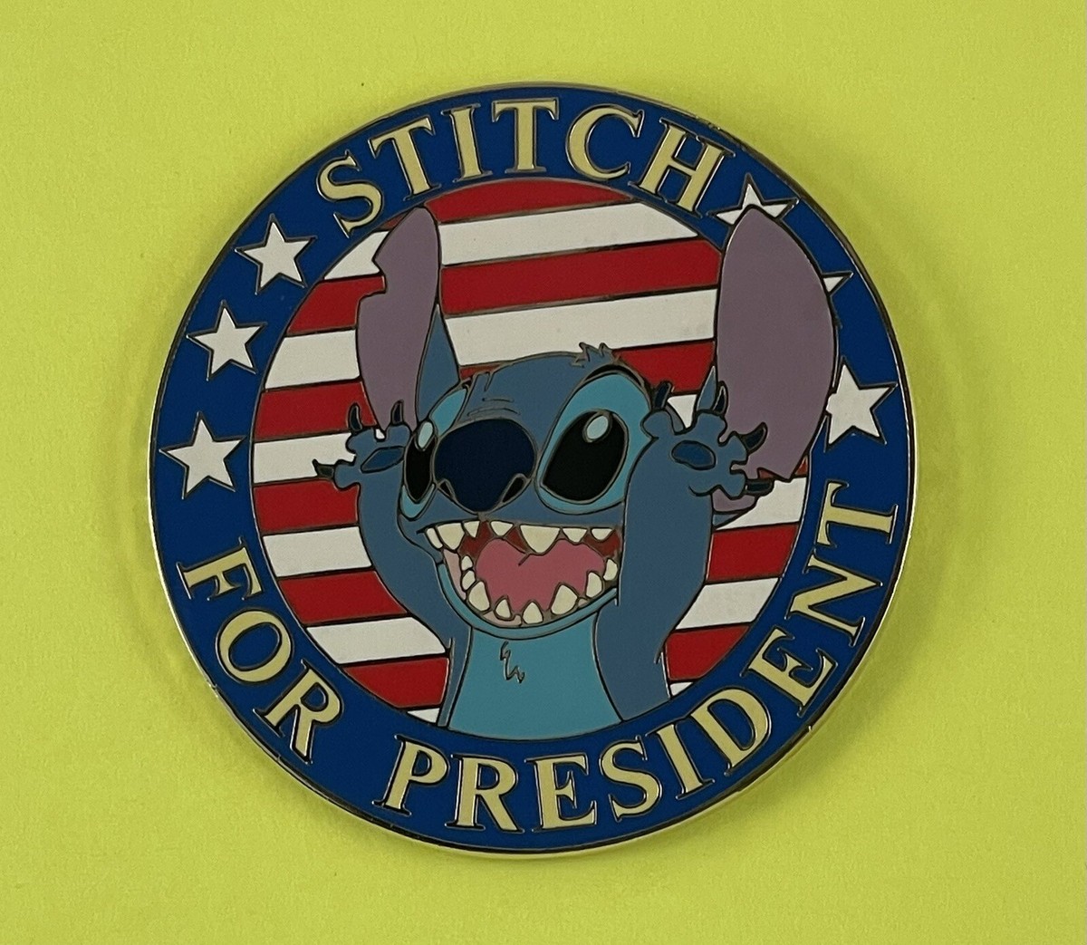 Disney Auctions LILO & STITCH LE 1500 Pin Stitch for President