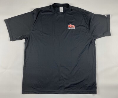 Adidas Climalite Mens 2XL XXL Athletic Top T Shirt Black NCA