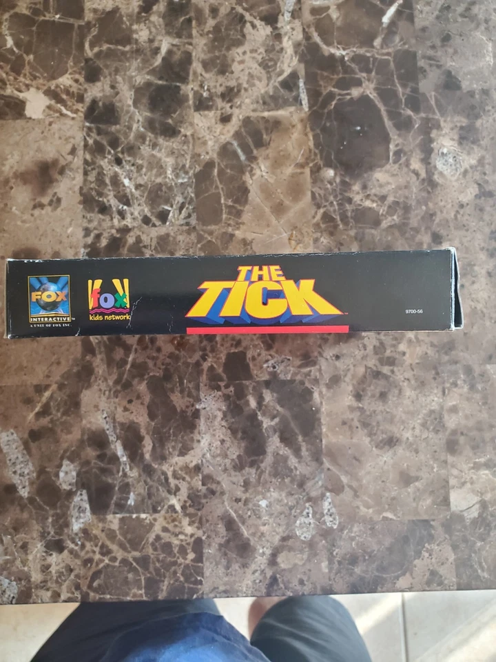 The Tick 1994 Rare Nintendo Game & Box + Holder No Instruction Book see pictures - Image 3 of 4
