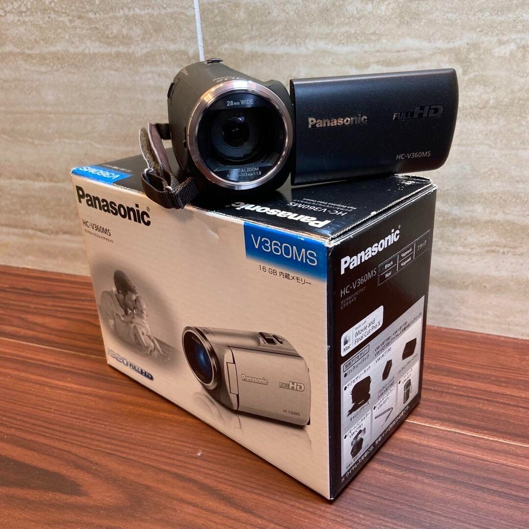 ■ 美品 ■ パナソニック　Panasonic HC-V360MS Amazon | パナソニック HDビデオカメラ V360MS 16GB 高倍率90倍