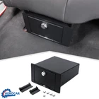Locking Under Seat Safe Box Security Storage For Jeep Wrangler JK JL 07-25 4door