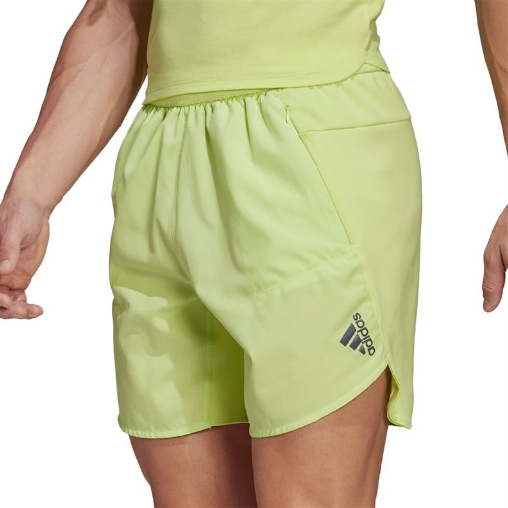 adidas Mens Aeroready разработала 4 тренировочных 7-дюймовых шорт Pulse Lime