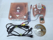 Sega Dreamcast Hello Kitty Pink console set New LED Battery HKT-3000 NTSC-J