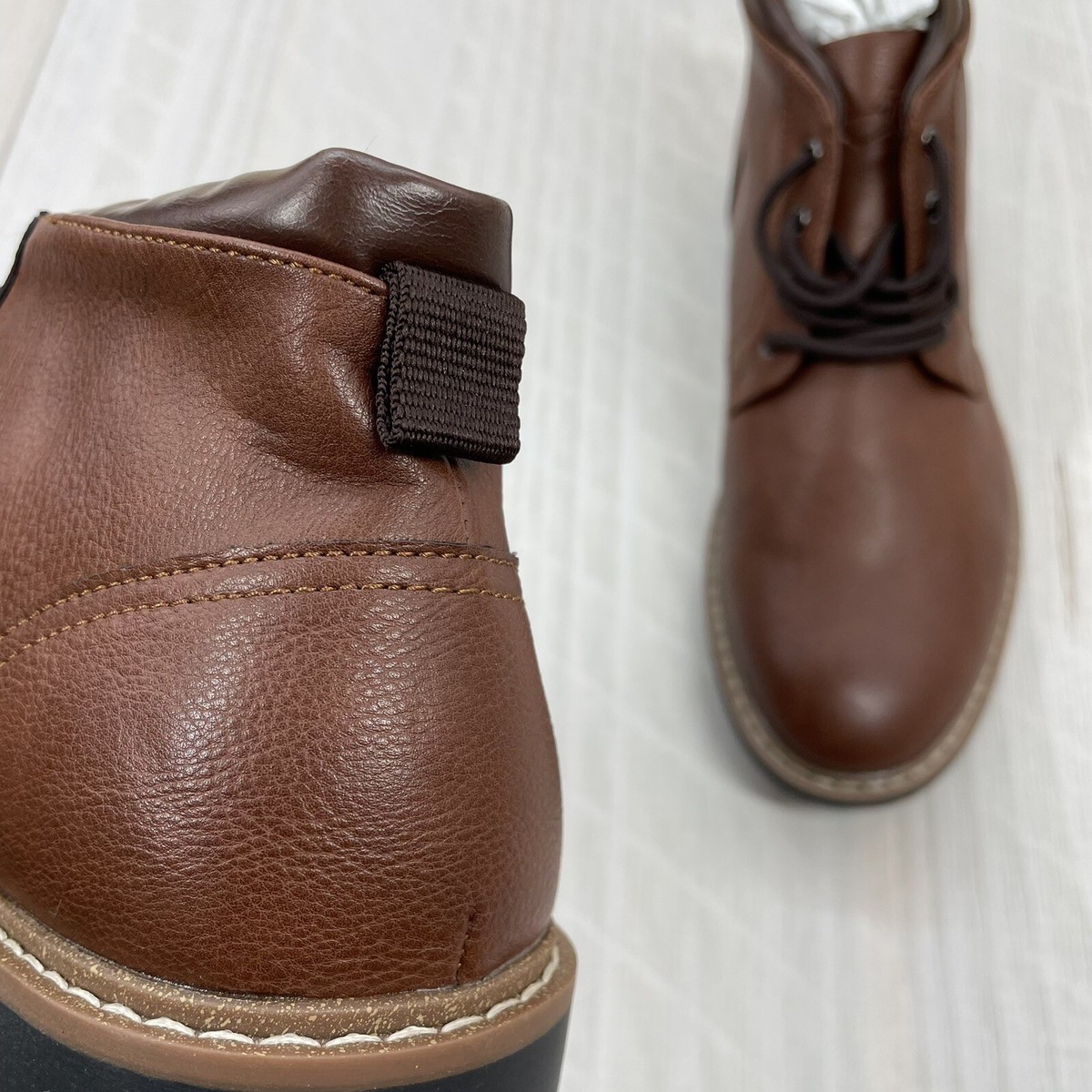 Alesbury Zane Brown Boots Mens Shoes Size 9.5 Low Top Boot