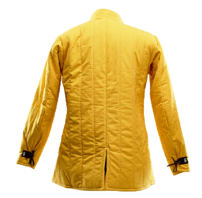 Medieval Gambesón Armadura Manga Completa Aketón Tela Chaqueta Armadura Larp Sca Foto 3 de 4