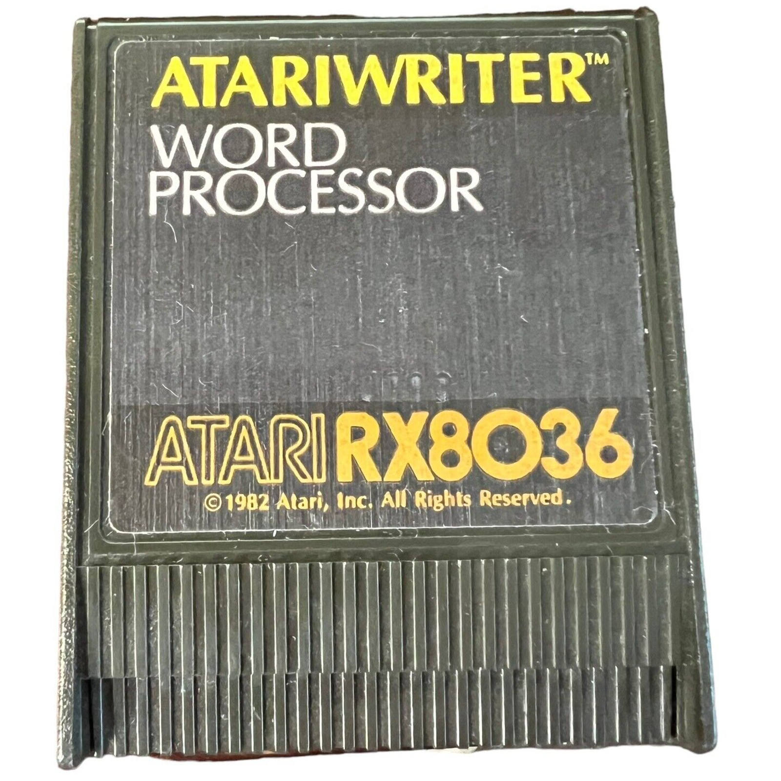 ATARIWRITER Vintage 1982 Word Processor RX8036 Cartridge Untested - IMCA