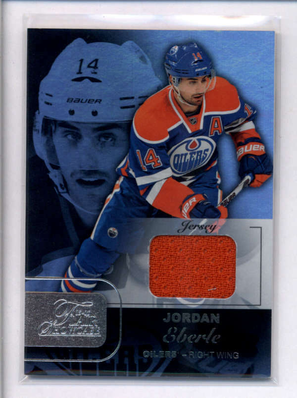 MAGLIA JORDAN EBERLE 2015 16 FLEER VETRINA FILA 1 POSTO 20 GIOCO USATA INDOSSATA AJ8819
