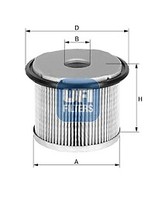 UFI 26.682.00 Kraftstofffilter FüR Fiat Peugeot CitroËN Lancia