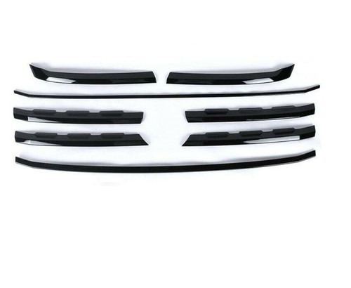 Upgrade Your 2020+ Toyota 4Runner Front Grille! Gloss Black Center Grille Cover Trim (2-Piece Set)