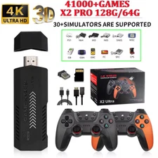 2024 X2 PRO 128G 41000+ Games 4K Game Stick 3D Retro Video Game Console Wireless