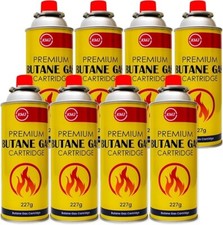 8 Pack Butane Gas Canister? Premium Gas Canister for Camping Stove- Adjustable