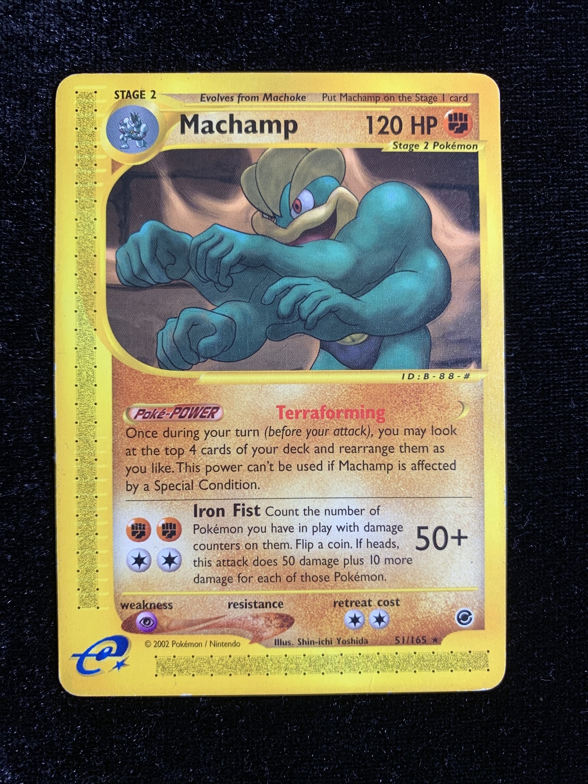 Machamp 51/165 - Expedition WoTC Unlimited Pokemon - M / NM Condition - Rare