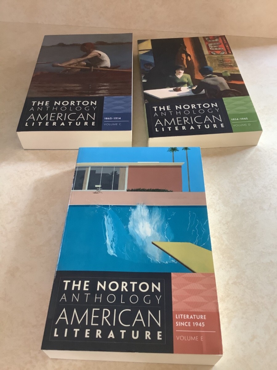 The Norton Anthology of American Literature 1865 to Present 3 Book