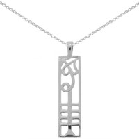 Silver Rennie Mackintosh Stylised Flower Pendant Jewellery Silver Rennie Mackintosh Stylised Flower Pendant Jewellery