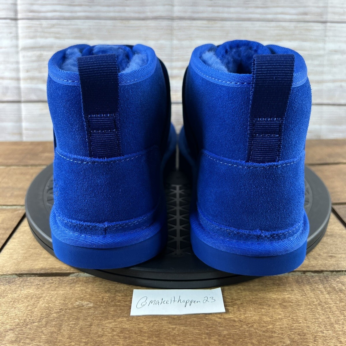 UGG Neumel II Graphic SHEEPSKIN Wool Lining Chukka Blue Suede Boots Mens Sizes UGG Men main image 4