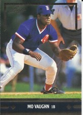 1991 Leaf Gold Rookies Boston Red Sox Baseball Card #BC7 Mo Vaughn