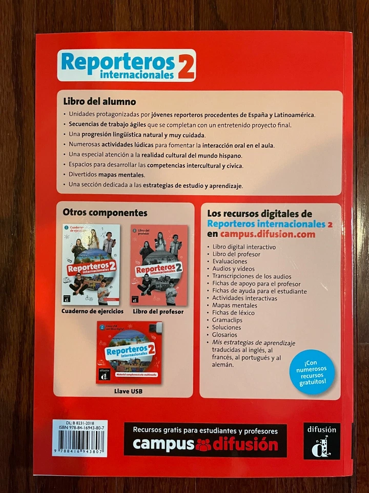 Reporteros Internacionales 2 - Libro del alumno Incluye CD MP3 - Image 2 of 2