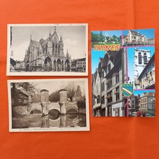 LOT DE 3 CARTES POSTALES - 10 Aube - Troyes