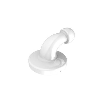 J&J Ortho  Orthodontic White Ceramic Bondable Button with Hook (10/pk)