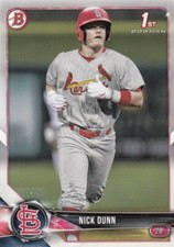 Lot of (100) 2018 Bowman Draft NICK DUNN 1st Rookie Card #BD-149 Cardinals