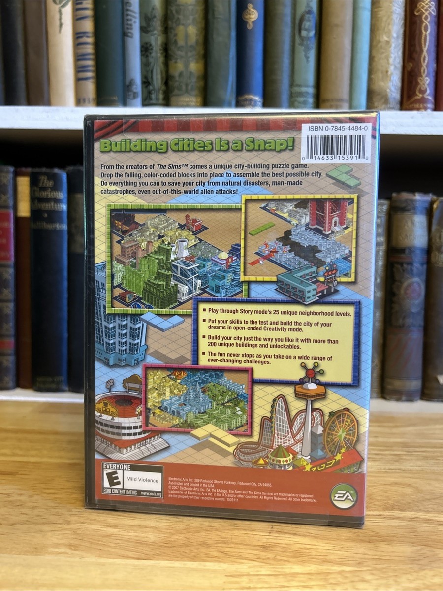 The Sims Carnival SNAP CITY SnapCity PC Game Brand New SEALED