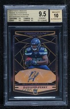 2018 Obsidian Rookie Electric Etch Orange 40/50 Rashaad Penny BGS 9.5 Auto p0i