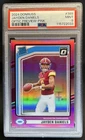 2024 Panini Donruss Jayden Daniels Optic Rated Rookie Preview Pink #389 PSA 9