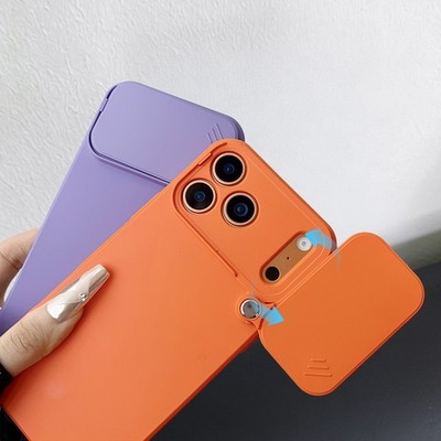 Solid Color Full Lens Protection Case For iPhone 17 Pro Max 16 15 14 13 12 11