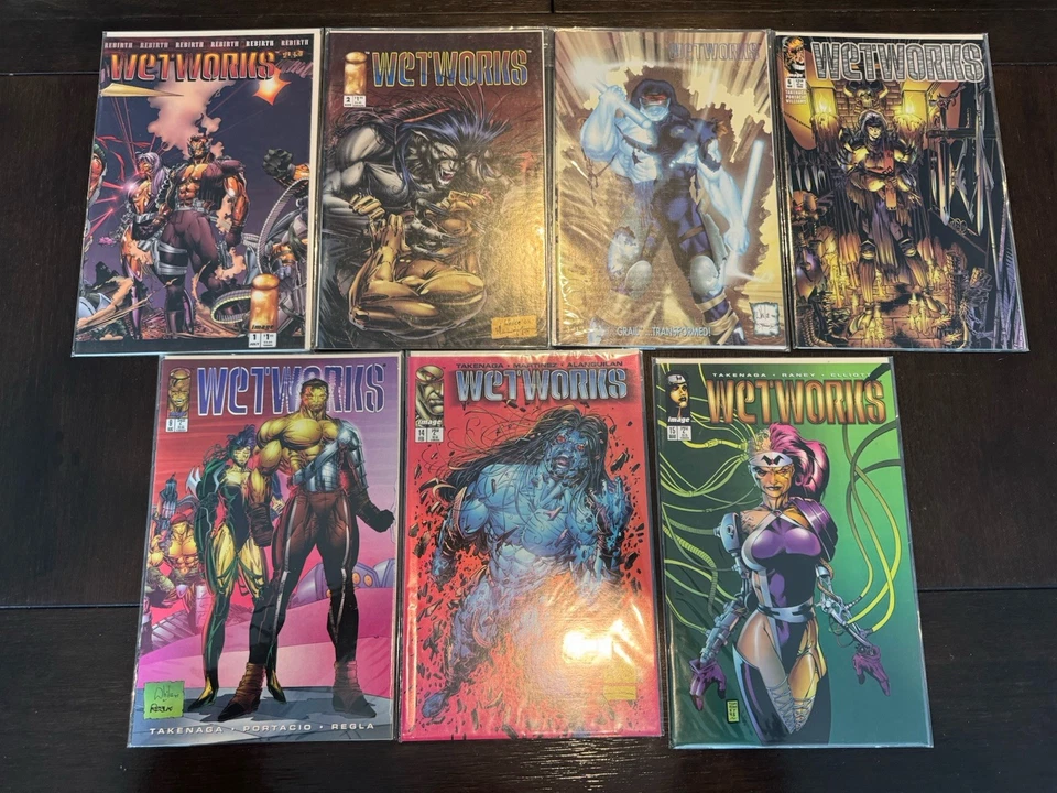 Wetworks Comic Books ($1.95) Lot, Issues - 1,2,3,6,9,14,15 - Image 3 of 3