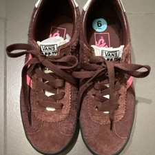 VANS Sport Low Tri-Tone Atmosphere Sneakers Burgundy Pink Suede Low Top.women 6.