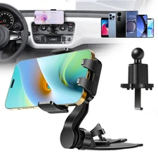 3-in-1 Car CD Slot Phone Mount Holder Adjustable 360° for 4-7" iPhone 17 Samsung