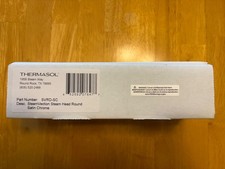Thermasol SVRD-SC SteamVection Steam Head Round in Satin Chrome. New In Box.