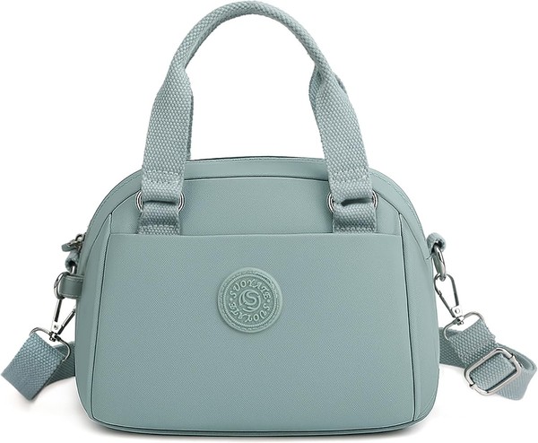 UmhäNgetasche Damen Oxford Stoff Wasserdicht Blau Freizeit Tasche Crossbody-image