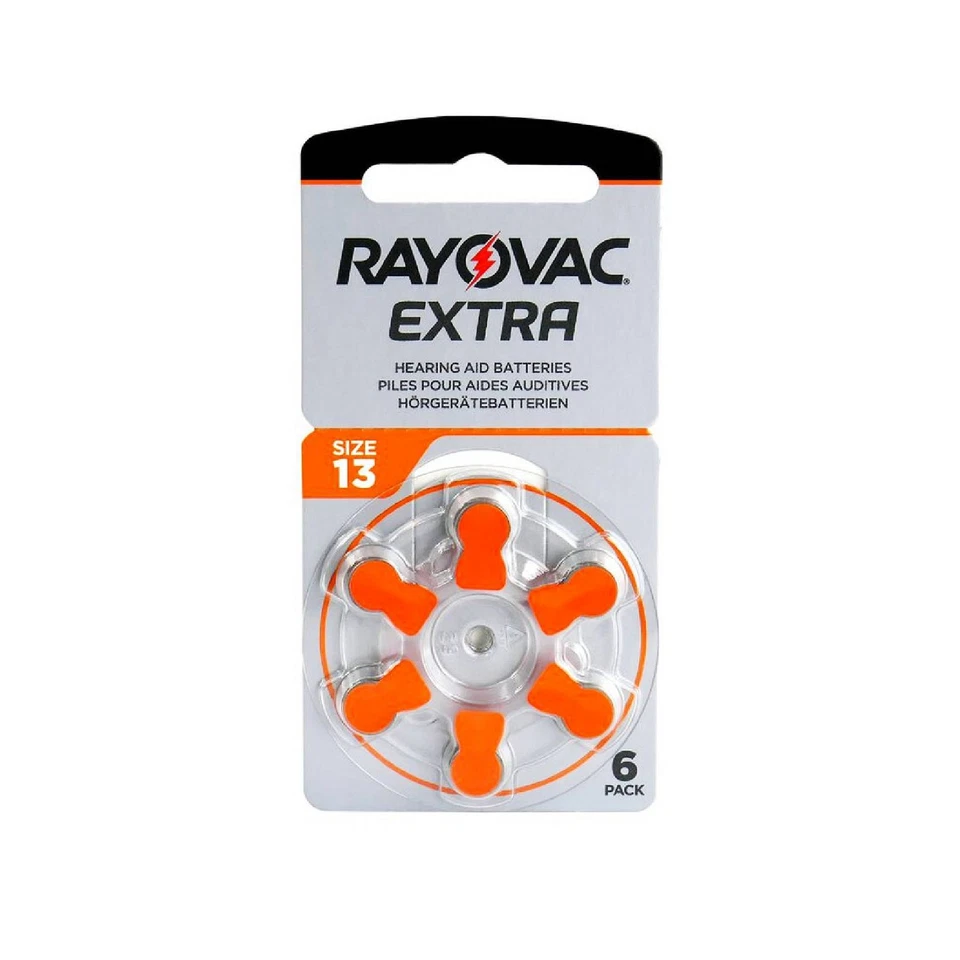 Rayovac Lot De 12 Piles Bouton Rayovac Extra Advanced 13 PR48 Zinc Air 1,45 V - Photo 2/4