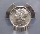 1938 "D" Mercury SILVER Dime 10c PCGS MS65 FB #034 *FULL BANDS* Gem BU ECC&C Inc