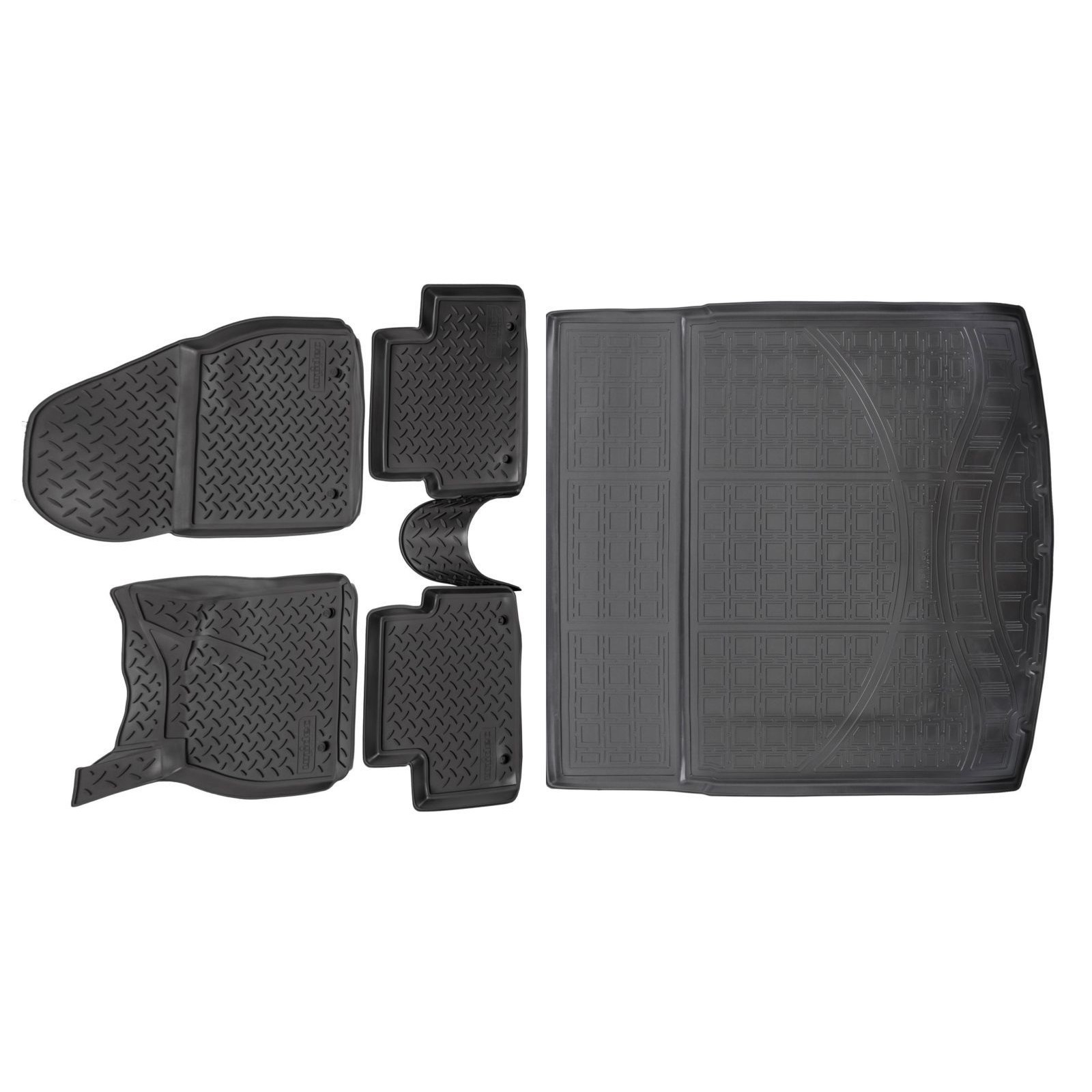 Tapis de sol 3D étanches avec bac de coffre sur mesure pour Opel Insignia Break 2009-2016