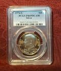 1976-S Kennedy Silver Proof Half Dollar JFK,  PCGS PR69 DCAM, Bicentennial, 50¢