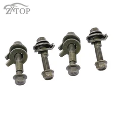 4Pcs 14mm Rear Wheels Alignment Cam Bolt Kit Car Wheel Adjustable Camber Bolts