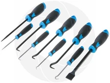 9pcs Car O-ring Oil Gasket Seal Removal Puller Tools Pick Hook Hooks Scraper Set