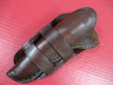 LH Vintage Western Style Double Loop Leather Holster Colt SAA 5 1/2" Bbl - XLNT