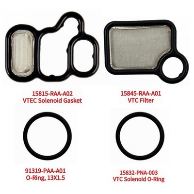 4 Stück VTEC Solenoid Spool Valve Dichtungssatz Für 03 07 Motorrad Civic Element